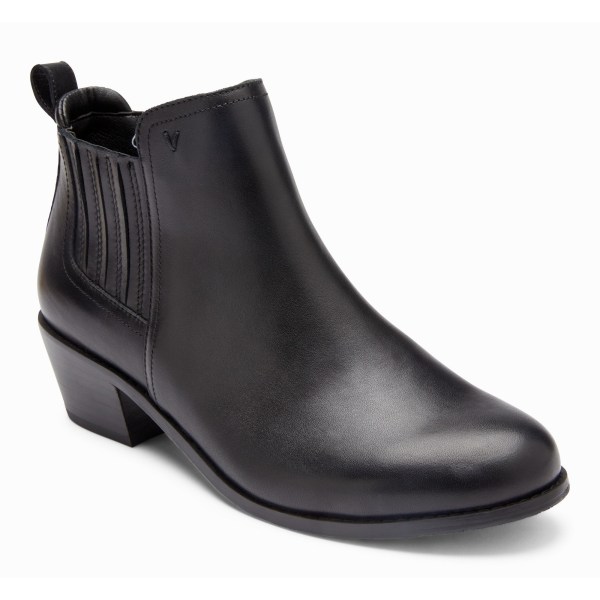 Vionic Ankle Boots Ireland - Bethany Ankle Boot Black - Womens Shoes Sale | JMVZA-7309